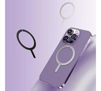 for Magsafe Magnet Sticker Metal Plate Ring Premium Ultra-Thin Universal Conversion Adapter Kit for Phone Case,Wireless Charger, Car Mount, Wallet, Power Bank,2 Pack, Black