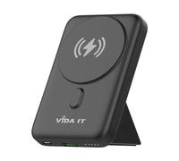 For MagSafe Power Bank 10000mAh, Portable Wireless Charger for iPhone 17/16/15/14/13/12 Pro/Max, Samsung Android Phone Magnetic Battery Pack with Stand, Fast Wireless Charging 15W, USB-C PD QC 22.5W