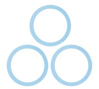 for MagSafe Sticker,4 PCS,Ultra-Thin(0.4mm) Metal Ring for Kindle/Pop Socket Magnetic Wallet Grip Wireless Charger Case Car Mount,Compatible with iPhone 17/16/15/14,Galaxy S24/S23/S22 (Blue 3PCS)