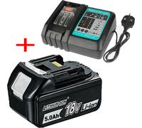 For Makita 18V 5.0Ah LXT Li-ion Battery BL1830 BL1840 BL1850 BL1860 / Charger