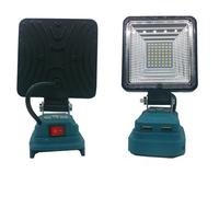 for Makita 18V Battery Work Light, 56 LED Cordless Lamp with 90°Tilt Hook, Compatible BL1830 BL1840 4511396