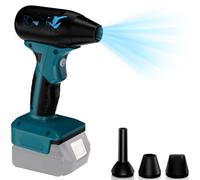 for Makita 18V Li-ion Lithium Battery Powered Jet Dry Blower, 130000RPM Compressed Air Duster, 4 Gear Adjustable Air Duster, Jet Fan Mini Blower for Tools, Car, Computer, Keyboard(No Battery)