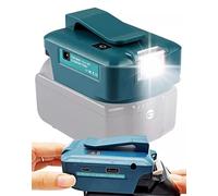for Makita Battery USB Adapter,USB &Type C Charger,for Phone Type C Charger Fast Charging,Replacement Power Source with LED Work Light,18V to12V Step Down