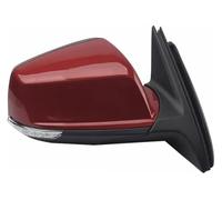 For Malibu 2010-2018 Car Exterior Side View Mirrors With Turn Signals Heated Lenses Electrically Adjustable Exterior Mirror Complete(Red-Right(Driver Side),7 Wire)
