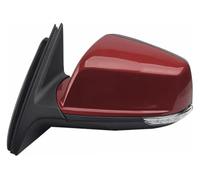 For Malibu 2010-2018 Car Exterior Side View Mirrors With Turn Signals Heated Lenses Electrically Adjustable Exterior Mirror Complete(Red-Left(Passenger Side),7 Wire)