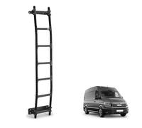 Rhino Black Van Ladder for the MAN TGE (2017+) Heavy Duty Anti-slip Steps (With Fixing Kit)