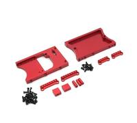 For Mangniu 1/12 Metal Servo Mount Bracket Beam Crossbeam Shock Absorber Mount For Seat Rc Crawler Car Truck Accessories Upgrades Replacements RC Car Accessories(Red)