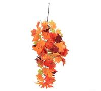 For Maple For Leaf Garland Artificial Vine String with Silk Fake