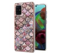 for Marble Case for Honor X6B Marble Case Protective Slim Flexible Shockproof Bumper for Girls Women Premium Soft Rubber TPU Marble Phone Case for Honor X6B Pink scales