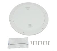 For Marine Grade White Round Non Slip Inspection Hatch with Removable Cover for Easy Installation on Vessels (8 inch)