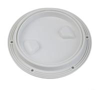 For Marine Grade White Round Non Slip Inspection Hatch with Removable Cover for Easy Installation on Vessels (6 inch)
