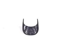 For Maserati For Ghibli 2014-2022 Carbon Fiber Car Dashboard Clock Decorative Cover Sticker Car Interior Accessories Car Trim Interior(Forged carbon a)