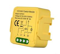 for Matter WiFi smart switch 16A smart relay module compatible with For Tuya, enables local control through hub without cloud involvement (2 way)