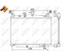 FOR MAZDA 2 1.3 07 to 15 Radiator ZJ3815200A