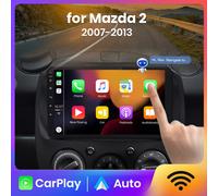 4G+64GB For Mazda 2 2007 2008-2013 Apple Carplay Car Stereo Radio Android 13 GPS