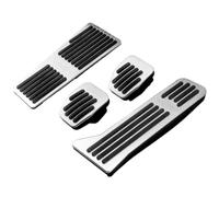 For Mazda 2 3 6 Bm Gj Cx-5 Cx5 Ke Kf Cx-3 Cx7 Cx-8 Cx-9 Car Pedal | For Axela For Atenza Accelerator Footrest Pedal Brake Clutch Pad Generic(RHD MT 4pcs Silver)