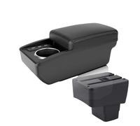 For Mazda 2 CX3 2018 2019 2020 Car Armrest Storage Box Accessories Usb Car Armrest Box(B3 white line 6 usb)