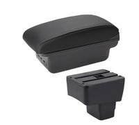 For Mazda 2 For CX3 2018 2019 2020 Armrest Version Car Storage Box Accessories Charging USB Car Armrest Box(B2 Black line 3USB)