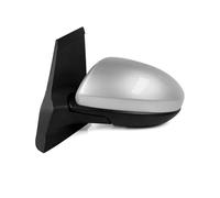 For Mazda 2 For DE 2007 2008 2009 2010 2011-2014 Car Accessories Exterior Door Rearview Side Mirror Assembly No Electric Folding Complete Wing Mirror Unit(Left Siver)