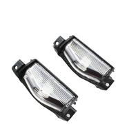 For Mazda 3 2 2009-2013 2PCS Rear Bumper Lamp Housing Cover License Plate Lamp Light Shell Cover Not With Light Car Styling Car Number License Plate Lamp