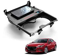 for Mazda 3 2020 Car Wireless Charger Pad, Auto Wireless Chargers Plate Wireless Charging Tray Central Control Fast Charging Pad Induction for Any Qi Phone Non-Slip Accessories