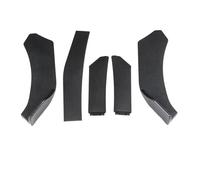 For Mazda 3 6 CX3 CX5 CX7 CX9 MX5 For Miata RX8 5Pcs ABS Front Bumper Lip Body Kit Spoiler Splitter Trim Exterior Car Front Spoilers(Carbon fiber pattern)