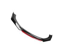 For Mazda 3 6 Cx5Car Front Bumper Lip Chin Spoiler Splitter Diffuser Body Kits Scratch Trim Air Dam(Gloss Black and Red)