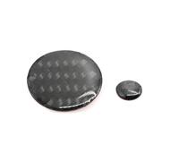 For Mazda 3 6 For CX-5 For CX-9 2017 2Piece Real Carbon Fiber Car Center Console Multimedia Volume Button Cover Protective Trim Interior Trim Cover Panel