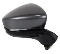 For Mazda 3 Axela 2020 2021 Car Exterior Door Side Mirrors Electric Lens Adjustment Turn Signals Auto Electric Mirrors(Gray-Right(Driver Side),13 Wire)
