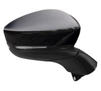 For Mazda 3 Axela 2020 2021 Car Exterior Door Side Mirrors Electric Lens Adjustment Turn Signals Auto Electric Mirrors(Black-Right(Driver Side),13 Wire)
