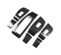 For Mazda 3 BP 2019 2020 2021 2022 2023 2024 2025 Car Door Window Armrest Switch Lift Adjust Panel Cover Trim HRQCTIM(Carbon Look)