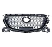 For Mazda 3 For Axela 2017-2018 Car Front Grille Grill Upper Bumper Hood Mesh Auto Part Honeycomb Style Guard Protector Cover Kits Grills front bumper fog grille