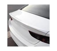 For Mazda 3 For Axela Sedan 2020 2021 2022 2023 2024 ABS Plastic Car Rear Trunk Spoiler Cover Wings Spoiler GFVFGNLNNA(White)