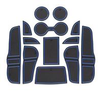 For Mazda 6 2020 Car Door Groove Mat Slot Pads Modified Dust Pad Storage Auto Interior Accessorie Car Anti-slip Mats(Blu)