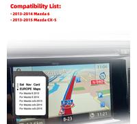 for Mazda 6 CX-5 Vehicle GPS SD Card Update Maps 2025 Version Navigation System EU UK Sat Navi Accessories