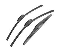 For Mazda 6 Wagon GH1 2007-2012 24" + 16"+ 12" Front Rear Wiper Blades Windshield Windscreen Window Cutter(2x Front 1x Rear)
