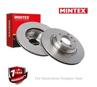 For Mazda Brake Discs Pair Front Solid MDC844 Mintex Diameter 240 mm