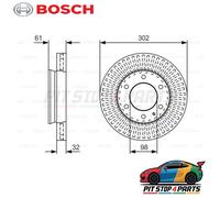 Bosch Brake Disc Single - 0986479V32