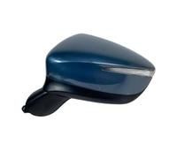 For Mazda CX-5 2013-2016 Car Wing Mirror Assemblys With Electric Lens Adjust Folding Heating Blind Spot Monitoring Door Mirror Assembly(9Wire-Left Blue)