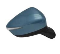For MAZDA CX-5 2015 2016 Outer Side Rearview Mirror Assembly With Folding Heating Blind Spot Monitoring BLNETU(Blue-9PINS-Right)