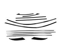 For Mazda CX-5 2017-2025 12 PCS Car Exterior Window Molding Frame Belt Strip Trim Cover Car Window Seals