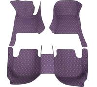 For Mazda CX-5 CX5 KF 2017 2018 2019 2020 2021 2022 2023 Custom 3D PU Leather Car Floor Mats Interior Accessories AJOHBM(Purple)