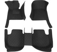 For Mazda CX-5 CX5 KF 2017 2018 2019 2020 2021 2022 2023 Custom 3D PU Leather Car Floor Mats Interior Accessories AJOHBM(Full Black)