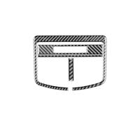 for Mazda CX-9 2016-2023 Car Rear Exhaust Vent Decoration Sticker Cover Trim Frame Interior Accessories HLWXMDZ