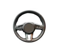 For Mazda For CX-3 For CX3 For CX-5 For CX5 2017 2018 Mazda 6 For CX-9 DIY Car Steering Wheel Cover Steering Wrap Wheel Sleeve Protector(Grey thread)