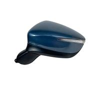 For Mazda For CX5 2013-2016 Rearview Assy With Electric Lens Adjust Folding Heating Blind Spot Monitoring 8/9 Pin Wing Mirror Assembly(8PIN Left Blue G)
