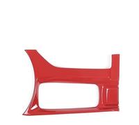 for Mazda for MX-5 2016-2023 Car Center Control Multimedia Panel Frame Cover Trim Console Panel Trim(ABS Red)