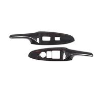 for Mazda for MX-5 2016-2023 LHD ABS Window Lifting Button Decorative Frame Sticker Car Interior Accessories Car Interior Parts(ABS-Carbon Fiber)