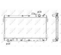 FOR MAZDA MX-5 NA 1.6 90 to 98 Radiator B61P15200 B61P15200A B61P15200B