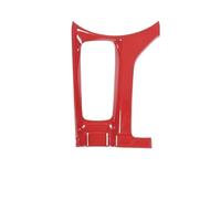 For Mazda MX-5 ND 2016-2023 Car Handbrake Panel Frame Central Media Button Cover ABS Carbon Fiber/Red HRQCTIM(Red)